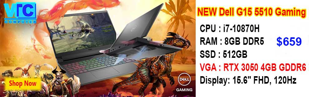 Dell G15 5510 Gaming (New)